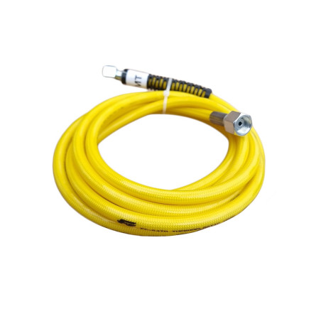 Furtun presiune spalatorie auto galben  5m Tecomec