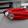 Furtun presiune spalatorie auto rosu 5m Tecomec