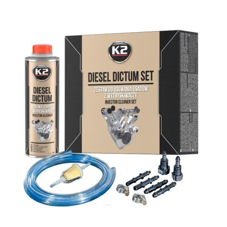 Kit de curatare a injectoarelor K2 DIESEL DICTUM 500ml