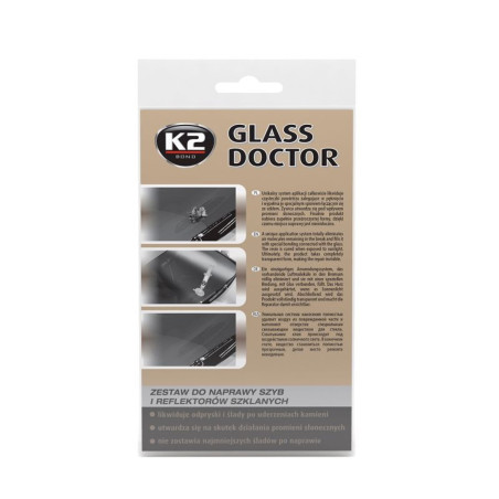 GLASS DOCTOR - Kit reparatii parbrize, geamuri, faruri 80g