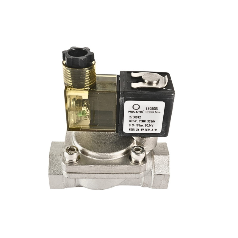 Electrovana Inox 24V DC 3/4 MEC | Uz Industrial