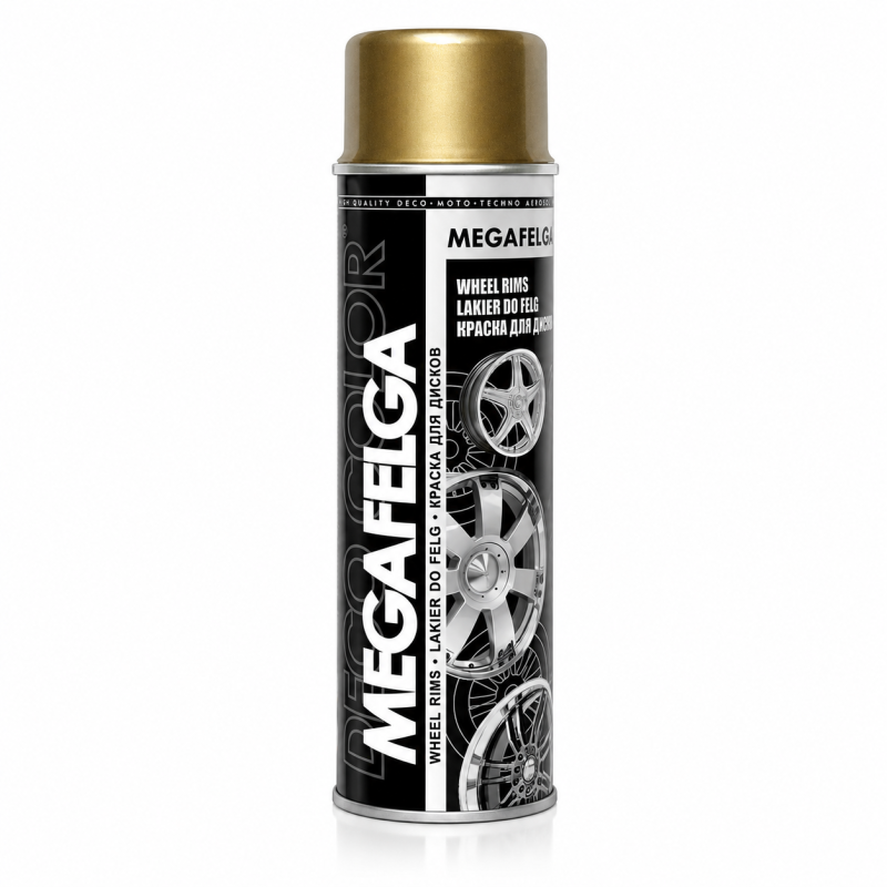 Spray vopsea pentru jante Wheel Rims Gold 500 ml